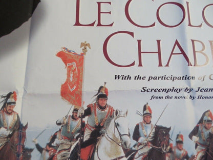 COLONEL CHABERT BRITISH QUAD (30 x 40) POSTER GERARD DEPARDIEU FANNI ARDANT 1994 - Rendezvous Cinema