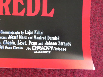 COLONEL REDL US ONE SHEET ROLLED POSTER KLAUS MARIA BRANDAUER 1985 Rendezvous Cinema Movie posters