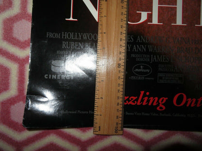 COLOR OF NIGHT US ONE SHEET ROLLED POSTER VHS DIRECTORS CUT 1994 Rendezvous Cinema Movie posters