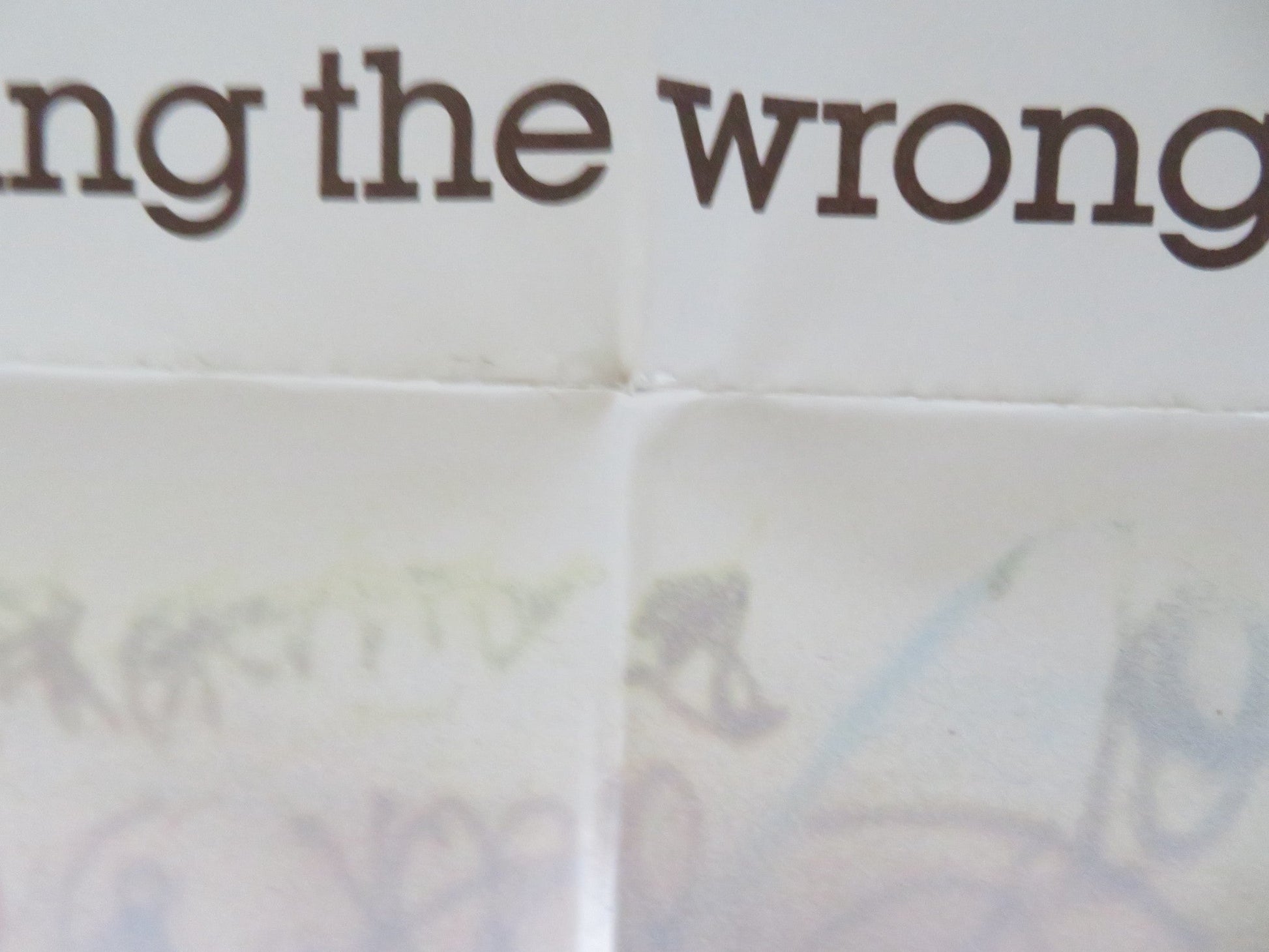 COLORS FOLDED US ONE SHEET POSTER SEAN PENN ROBERT DUVALL 1988 Rendezvous Cinema Movie posters