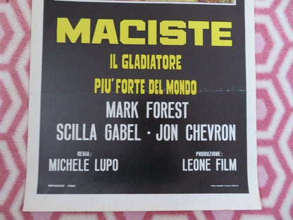 COLOSSIS OF THE ARENA ITALIAN (28"x13") POSTER MARK FOREST SCILLA GABEL 1962 Movie posters