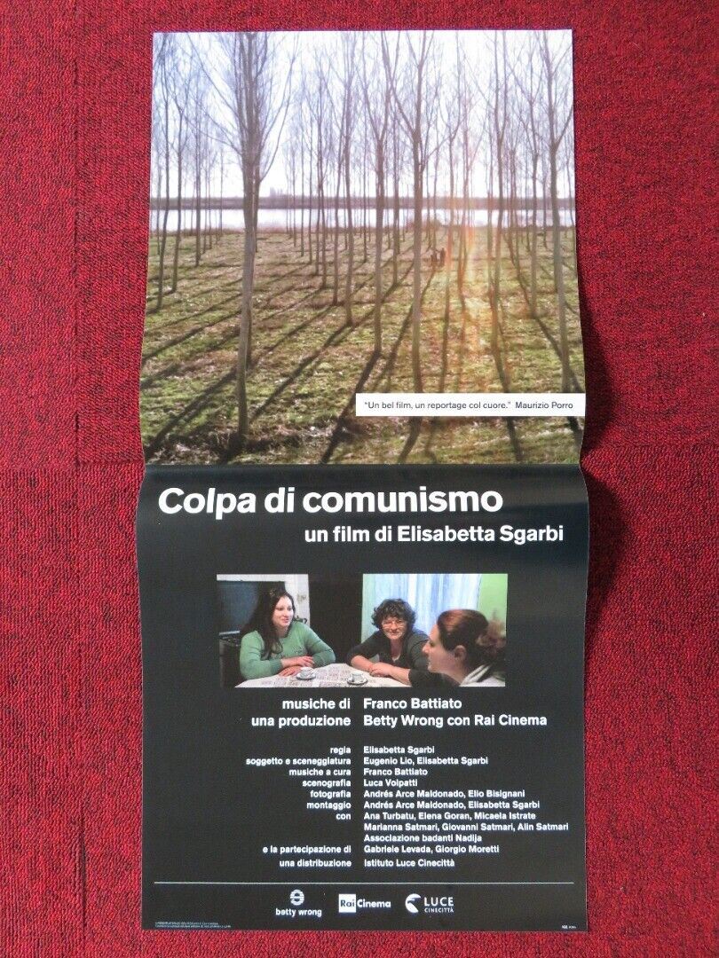 COLPA DI COMUNISMO ITALIAN LOCANDINA (26.5"x12.5") POSTER ANA TURBATU 2015 Movie posters