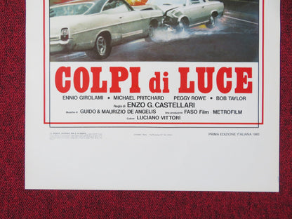 COLPI DI LUCE ITALIAN LOCANDINA POSTER ERIK ESTRADA ENNIO GIROLAMI 1985 Rendezvous Cinema Movie posters