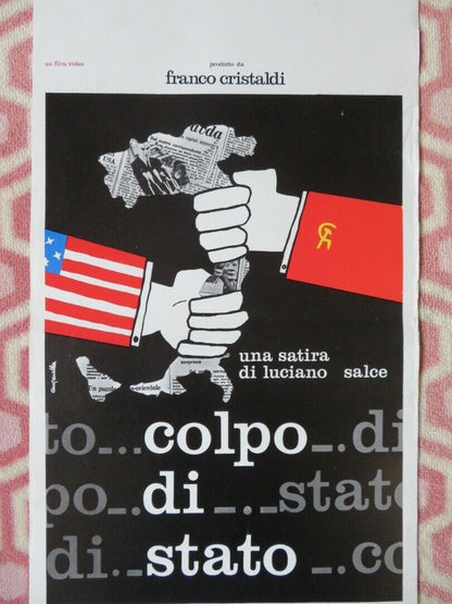 COLPO DI STATO / Coup D'Etat ITALIAN LOCANDINA (27.5"x13") POSTER 1969 Movie posters