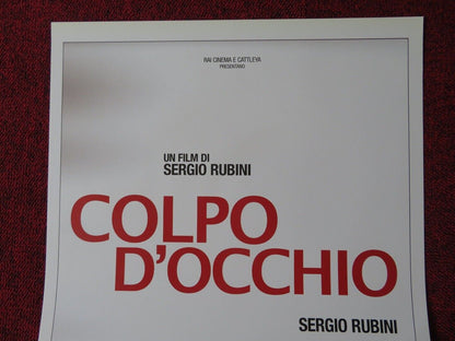 COLPO D'OCCHIO ITALIAN LOCANDINA (27.5"x12.5") POSTER SERGIO RUBINI 2008 - Rendezvous Cinema