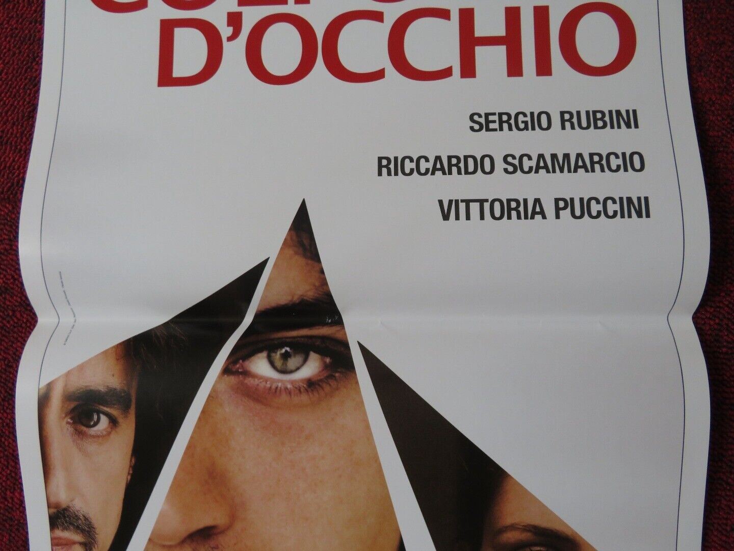 COLPO D'OCCHIO ITALIAN LOCANDINA (27.5"x12.5") POSTER SERGIO RUBINI 2008 - Rendezvous Cinema