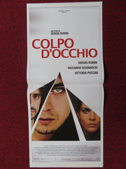 COLPO D'OCCHIO ITALIAN LOCANDINA (27.5"x12.5") POSTER SERGIO RUBINI 2008 - Rendezvous Cinema