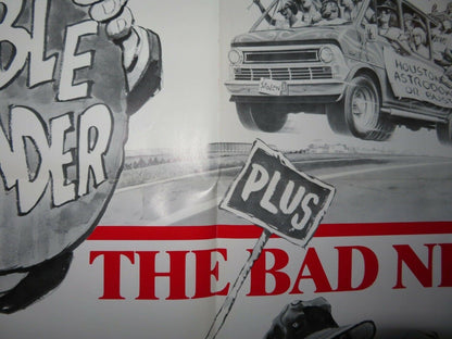 COMBO BAD NEWS BEARS - BEARS BREAKING TRAINING FOLDED US ONE SHEET POSTER 1977 Movie posters