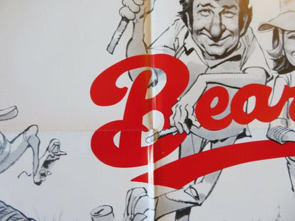 COMBO BAD NEWS BEARS - BEARS BREAKING TRAINING FOLDED US ONE SHEET POSTER 1977 Movie posters