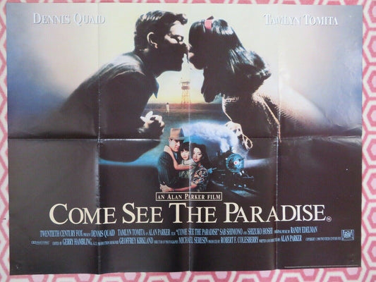 COME AND SEE THE PARADISE BRITISH QUAD (30"x40") POSTER DENNIS QUAD ALAN PARKER Movie posters