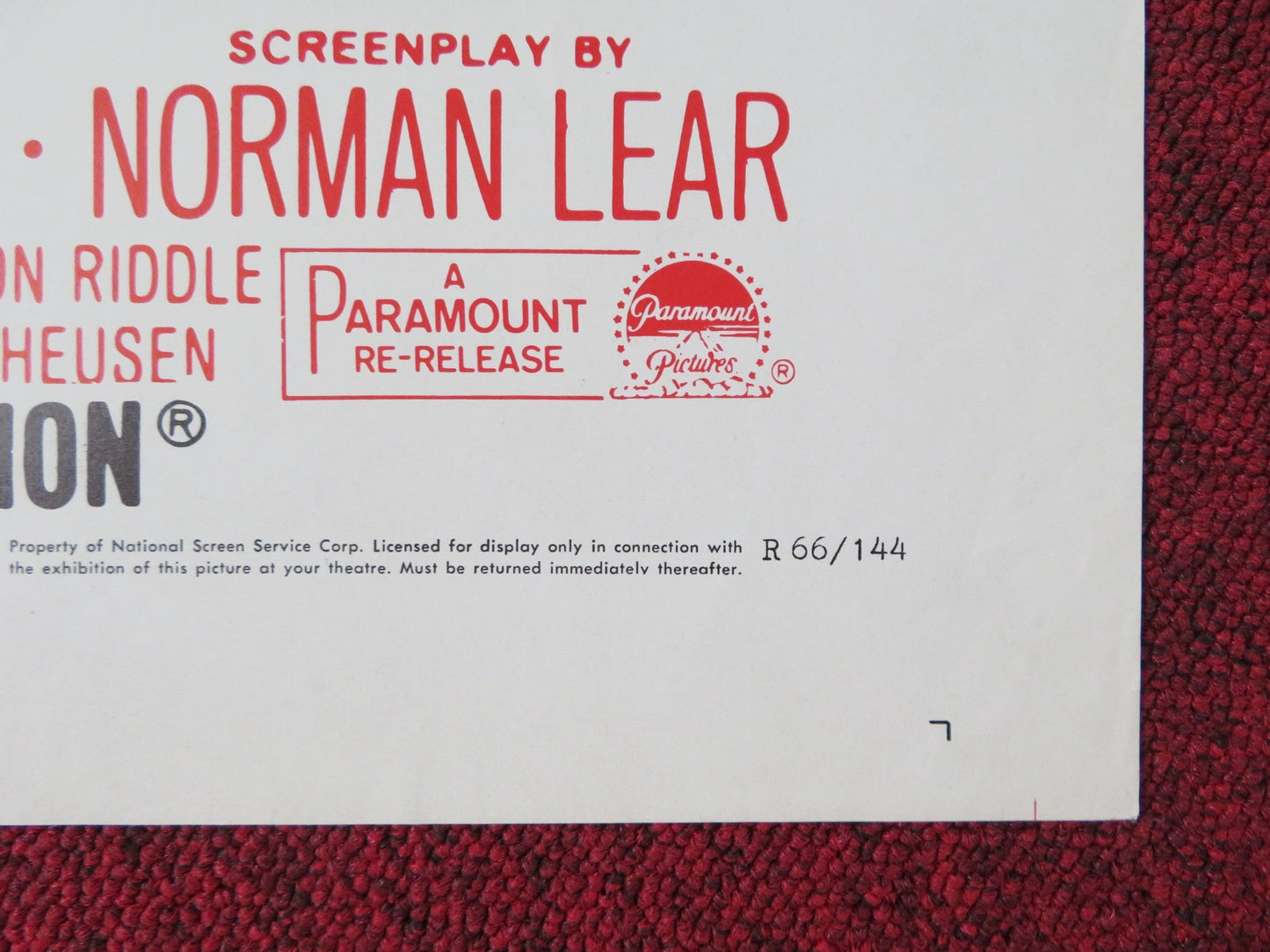 COME BLOW YOUR HORN FOLDED US ONE SHEET POSTER FRANK SINATRA LEE J. COBB 1963 Rendezvous Cinema Movie posters