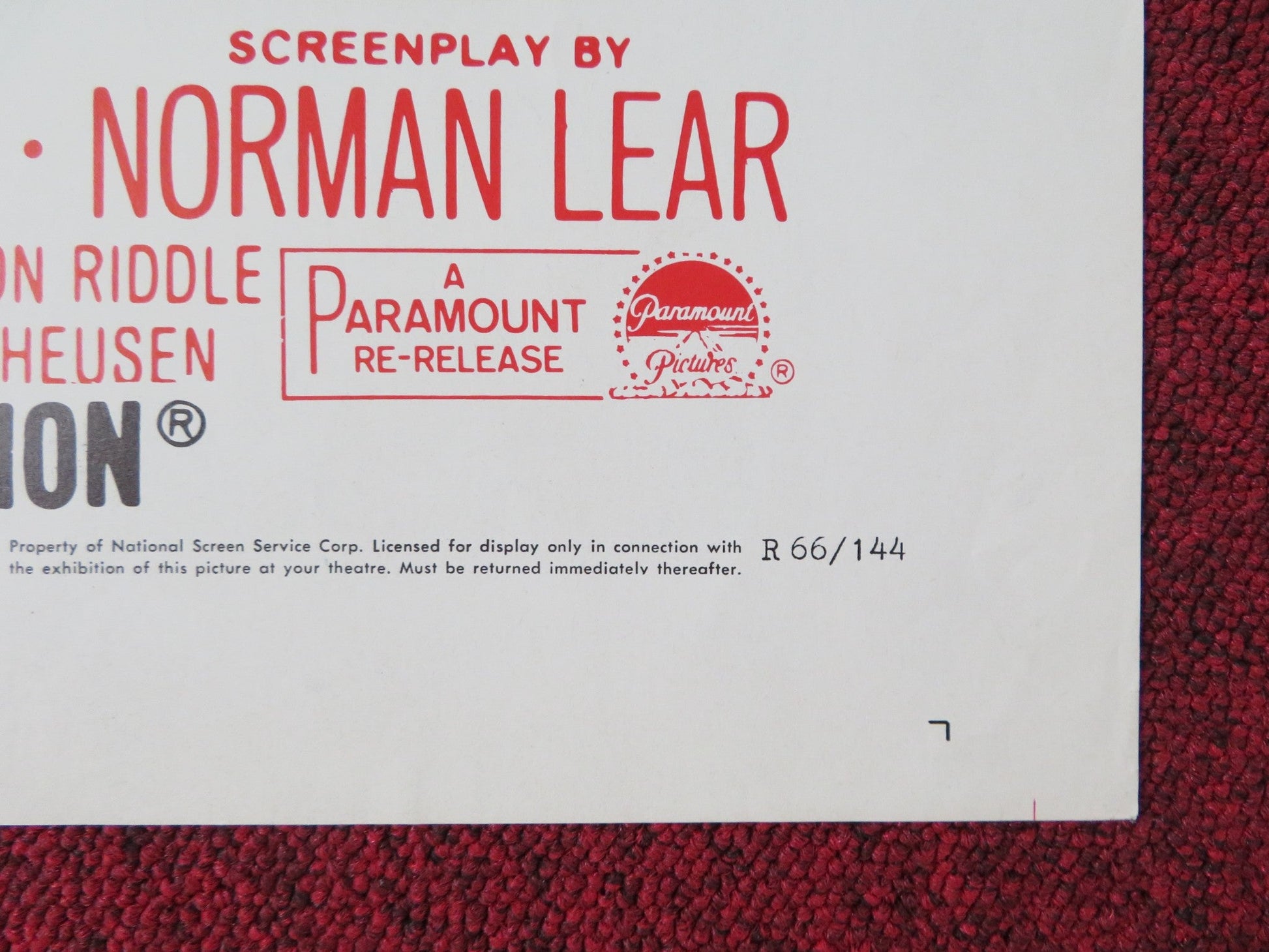 COME BLOW YOUR HORN FOLDED US ONE SHEET POSTER FRANK SINATRA LEE J. COBB 1963 Rendezvous Cinema Movie posters