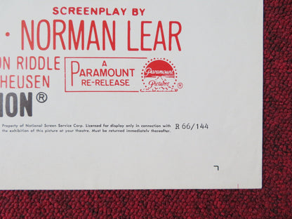 COME BLOW YOUR HORN FOLDED US ONE SHEET POSTER FRANK SINATRA LEE J. COBB 1963 Rendezvous Cinema Movie posters