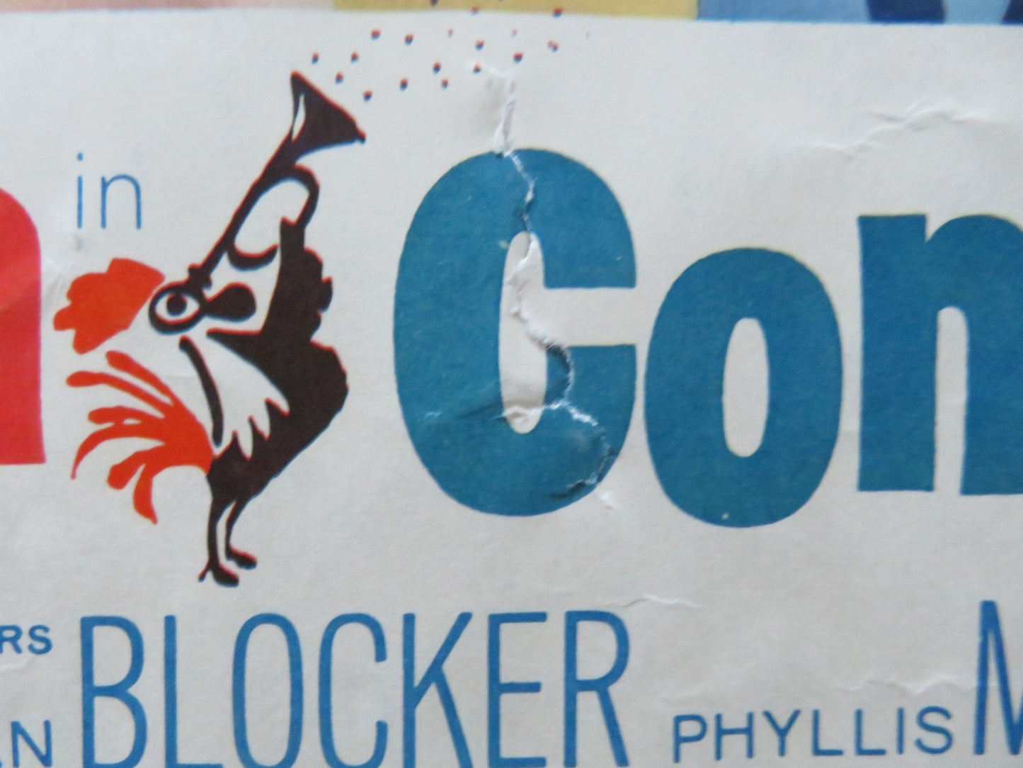 COME BLOW YOUR HORN HALF SHEET (22"x 28") POSTER SHIRLEY FRANK SINATRA 1963 Rendezvous Cinema Movie posters