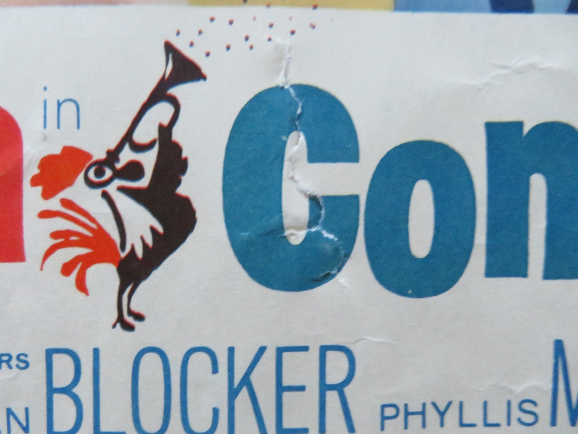 COME BLOW YOUR HORN HALF SHEET (22"x 28") POSTER SHIRLEY FRANK SINATRA 1963 Rendezvous Cinema Movie posters