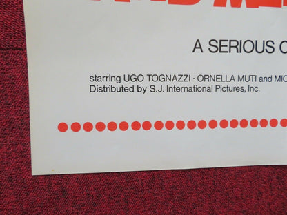 COME HOME AND MEET MY WIFE / Romanzo popolare FOLDED US ONE SHEET POSTER 1974 Movie posters