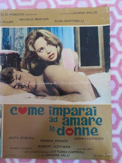 COME IMPARAI AD AMARE LE DONNE ITALIAN PHOTOBUSTA POSTER MICHELE MERCIER 1966 - Rendezvous Cinema
