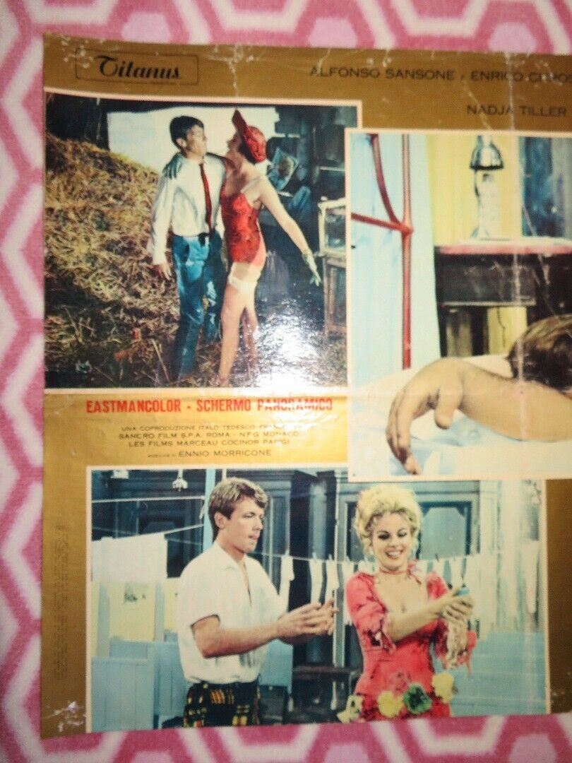 COME IMPARAI AD AMARE LE DONNE ITALIAN PHOTOBUSTA POSTER MICHELE MERCIER 1966 - Rendezvous Cinema