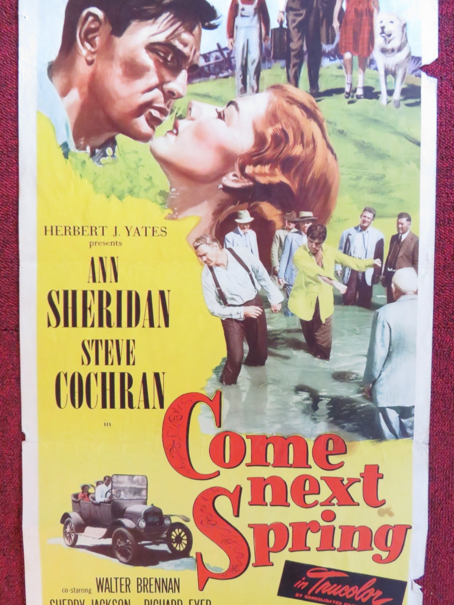 COME NEXT SPRING US INSERT (14"x 36") POSTER ANN SHERICAN STEVE COCHRAN 1956 Rendezvous Cinema Movie posters