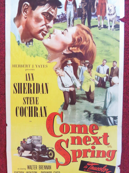 COME NEXT SPRING US INSERT (14"x 36") POSTER ANN SHERICAN STEVE COCHRAN 1956 Rendezvous Cinema Movie posters