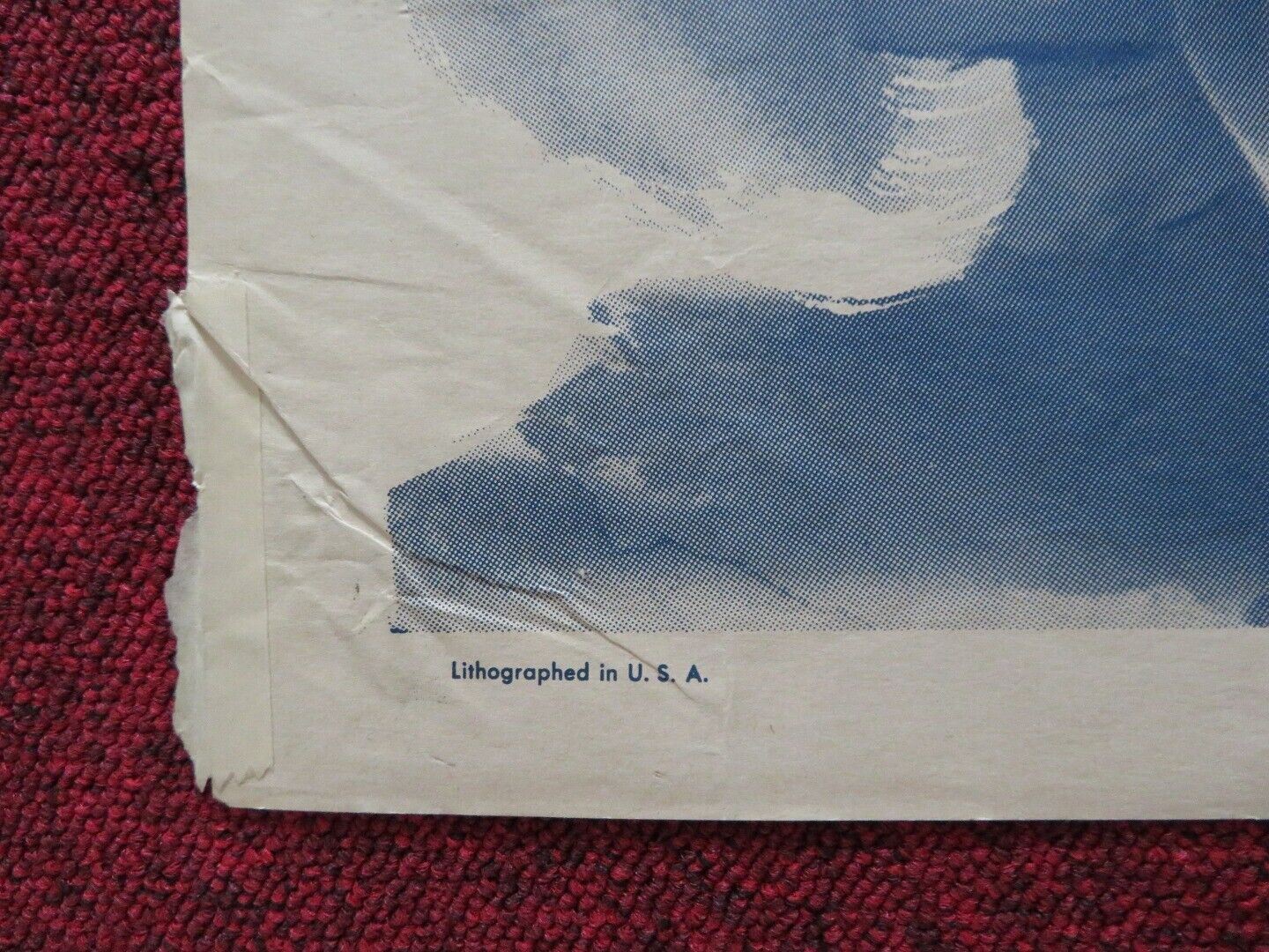 COME ON LEATHERNECKS FOLDED US ONE SHEET POSTER RICHARD CROMWELL MARSHA HUNT '50 - Rendezvous Cinema