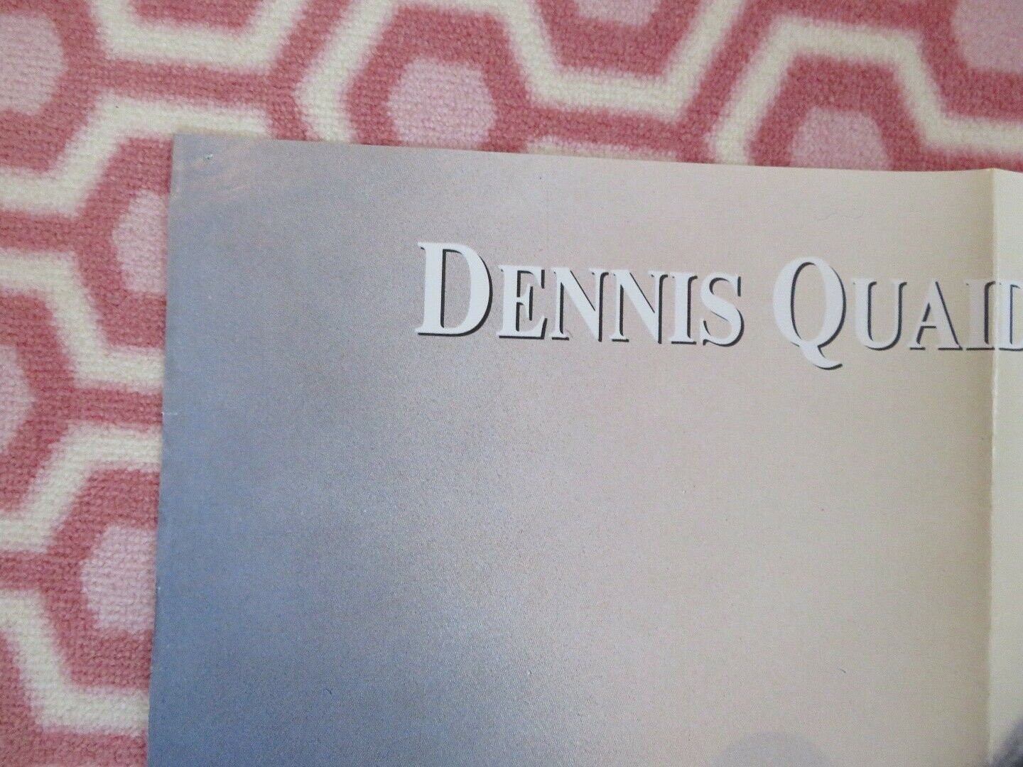 COME SEE THE PARADISE BRITISH QUAD POSTER ALAN PARKER DENNIS QUAID Movie posters