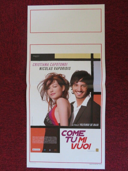 COME TU MI VUOI ITALIAN LOCANDINA (27.5"x13") POSTER CRISTIANA CAPOTONDI 2007 - Rendezvous Cinema