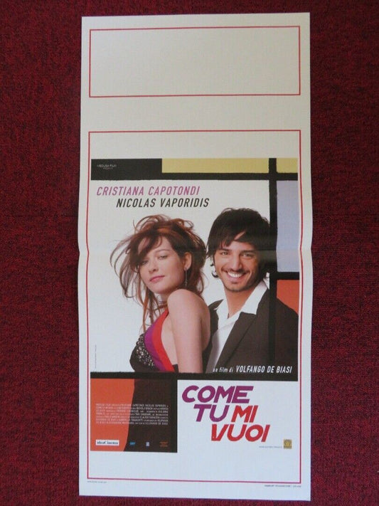 COME TU MI VUOI ITALIAN LOCANDINA (27.5"x13") POSTER CRISTIANA CAPOTONDI 2007 - Rendezvous Cinema