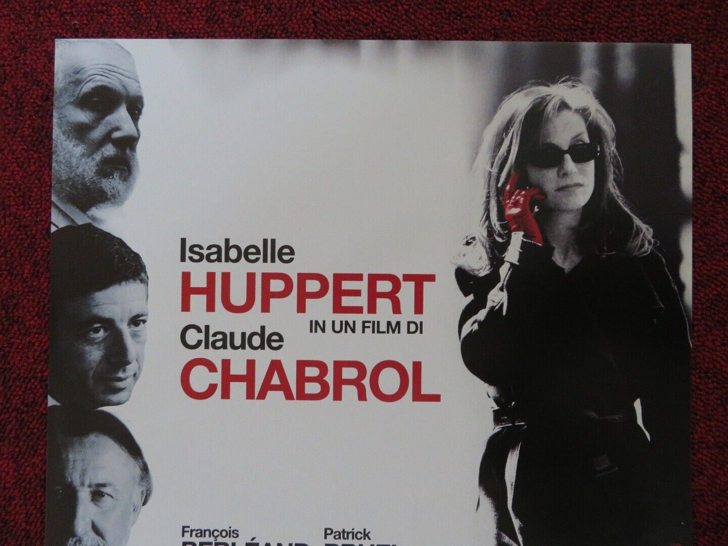 COMEDY OF POWER ITALIAN LOCANDINA (26.5"x12") POSTER ISABELLE HUPPERT 2006 - Rendezvous Cinema