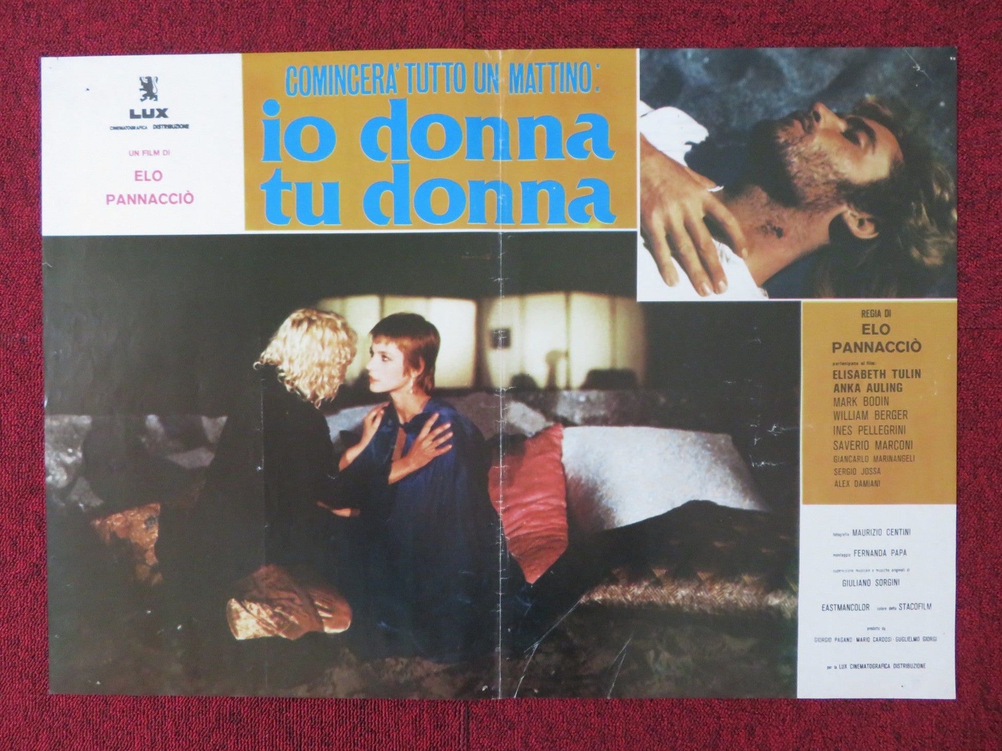 COMINCERA' TUTTO UN MATTINO: IO DONNA TU DONNA - A ITALIAN FOTOBUSTA POSTER 1978 Rendezvous Cinema Movie posters