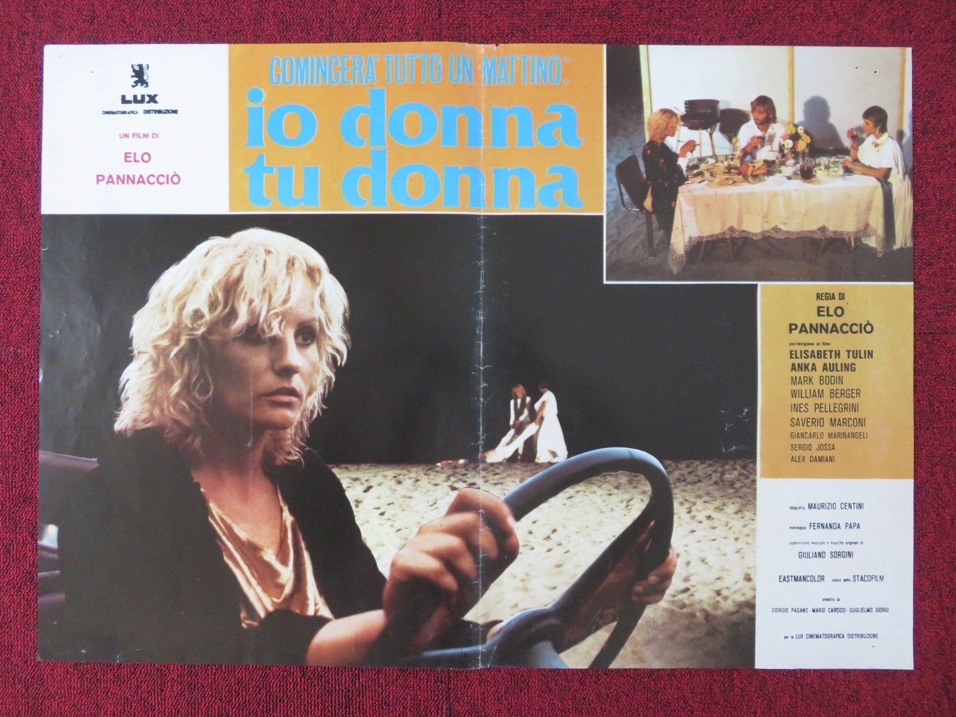 COMINCERA' TUTTO UN MATTINO: IO DONNA TU DONNA - B ITALIAN FOTOBUSTA POSTER 1978 Rendezvous Cinema Movie posters