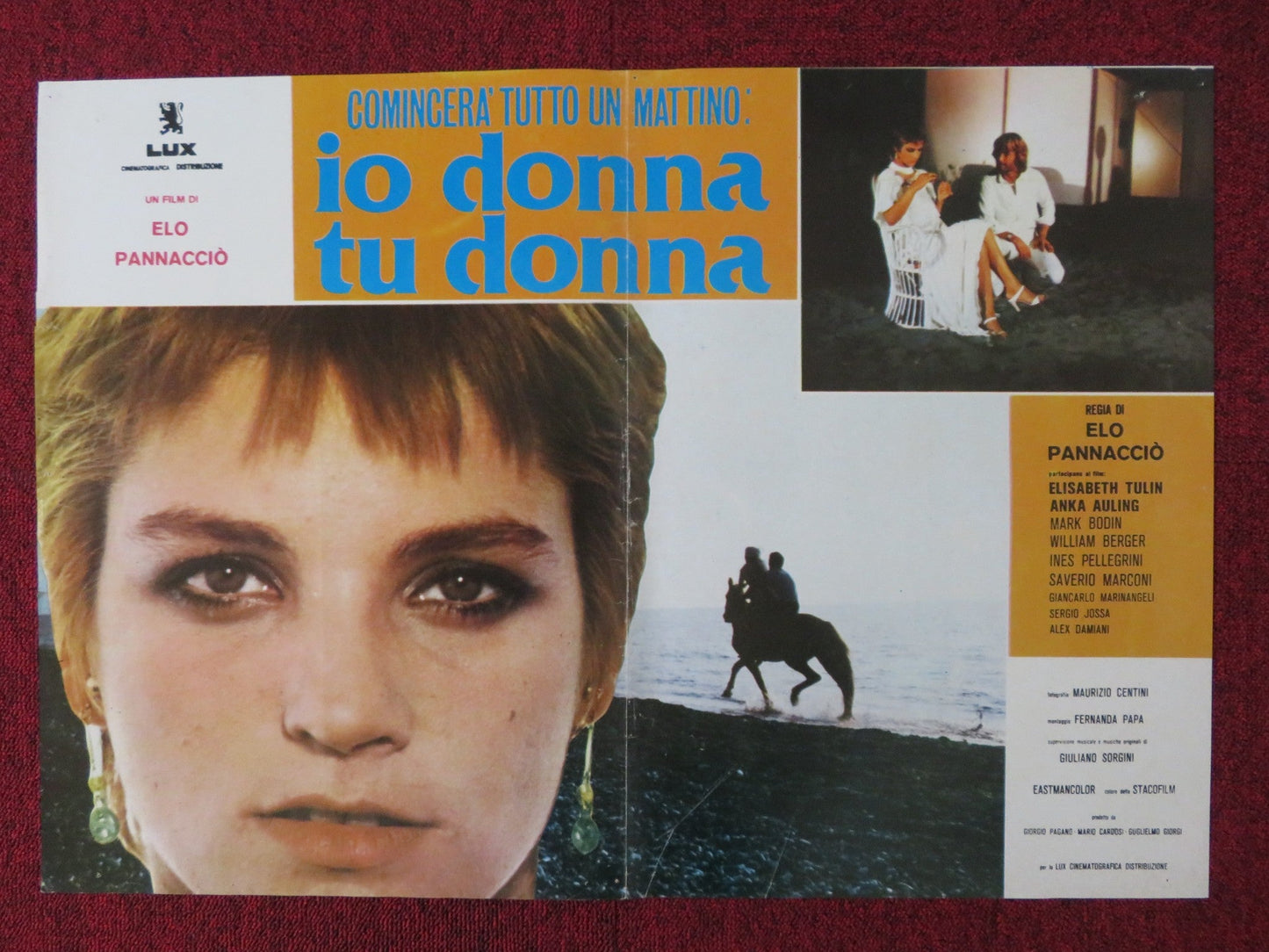 COMINCERA' TUTTO UN MATTINO: IO DONNA TU DONNA - D ITALIAN FOTOBUSTA POSTER 1978 Rendezvous Cinema Movie posters