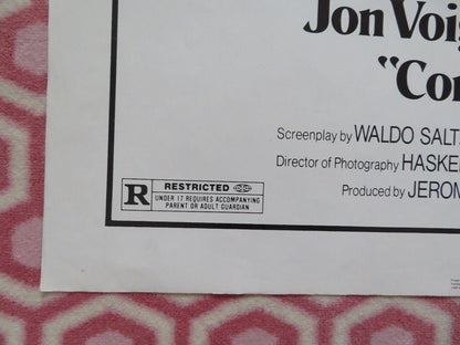 COMING HOME ACADEMY AWARDS US ONE SHEET POSTER JON VOIGHT JANE FONDA 1978 Movie posters