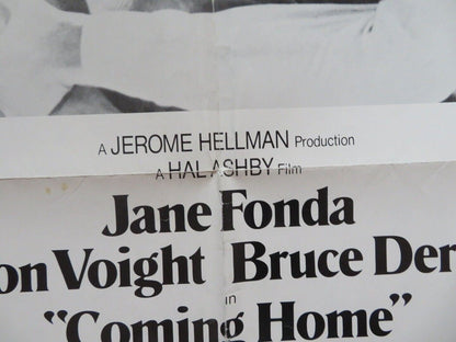COMING HOME ACADEMY AWARDS US ONE SHEET POSTER JON VOIGHT JANE FONDA 1978 Movie posters