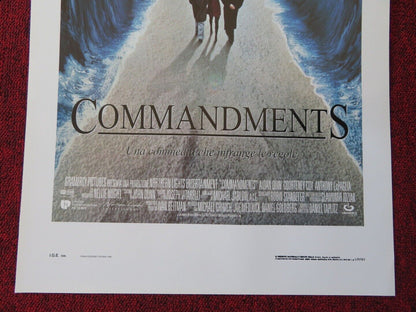 COMMANDMENTS ITALIAN LOCANDINA (27.5"x13") POSTER COURTNEY COX 1998 Movie posters