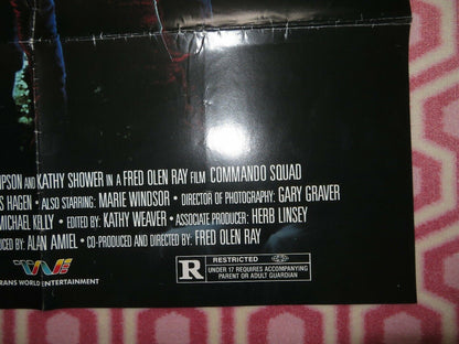 COMMANDO SQUAD US ONE SHEET POSTER WILLIAM SMITH SID HAIG 1987 - Rendezvous Cinema