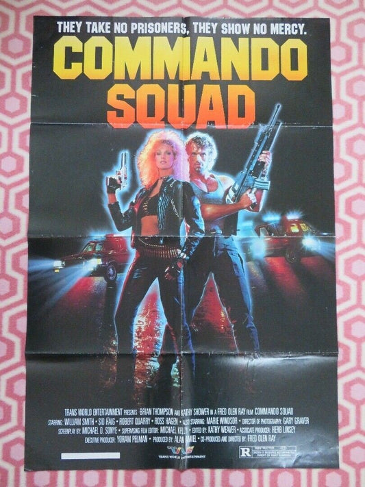 COMMANDO SQUAD US ONE SHEET POSTER WILLIAM SMITH SID HAIG 1987 - Rendezvous Cinema