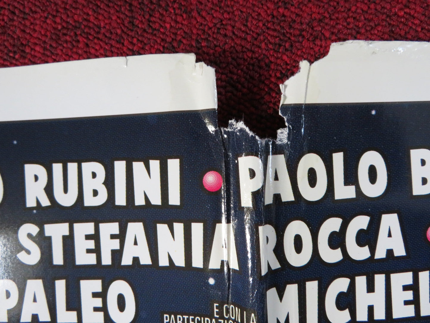 COMMEDIASEXI ITALIAN FOGLIO POSTER SERGIO RUBINI PAOLO BONOLIS 2006 Rendezvous Cinema Movie posters