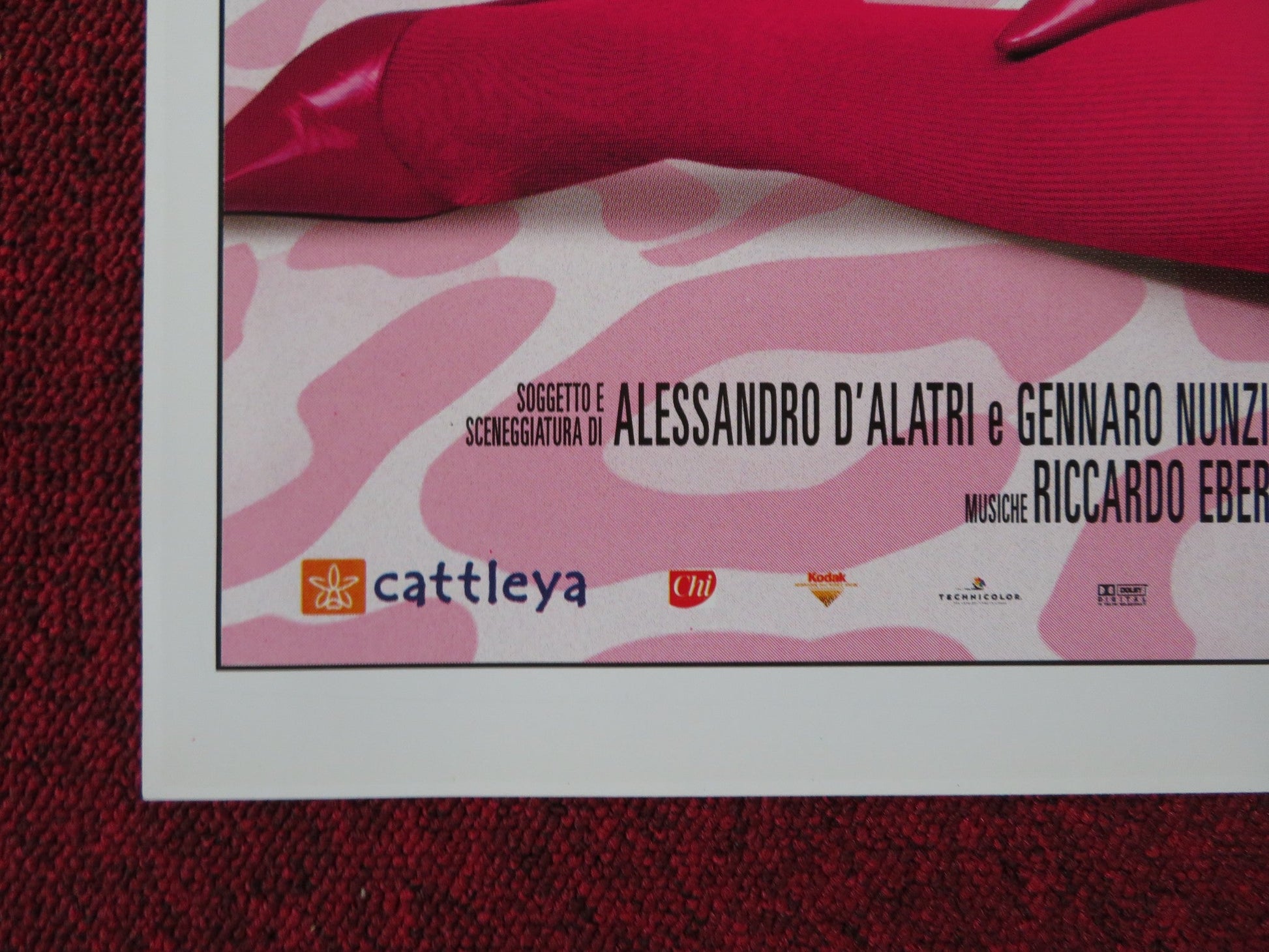 COMMEDIASEXI ITALIAN FOGLIO POSTER SERGIO RUBINI PAOLO BONOLIS 2006 Rendezvous Cinema Movie posters