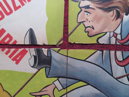 COMO PERROS Y GATOS FOLDED MEXICAN POSTER ANGELICA MARIA EDUARDO ALCARAZ 1969 Rendezvous Cinema Movie posters