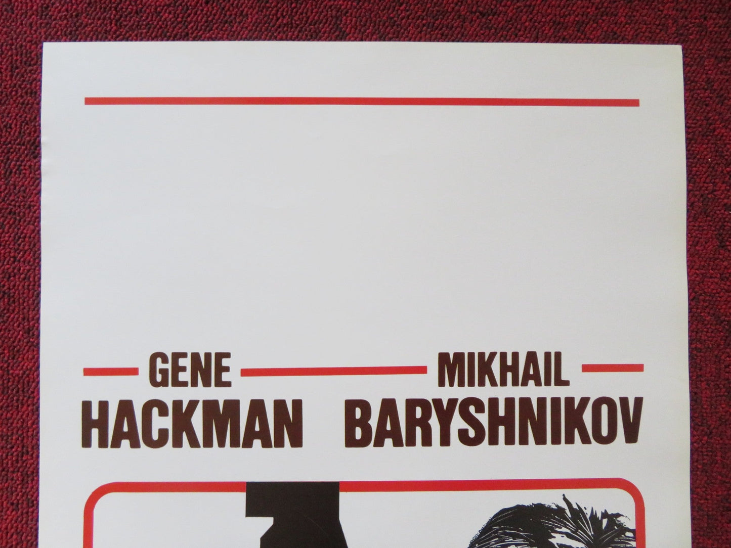 COMPANY BUSINESS ITALIAN LOCANDINA POSTER GENE HACKMAN MIKHAIL BARYSHNIKOV 1991 Rendezvous Cinema Movie posters