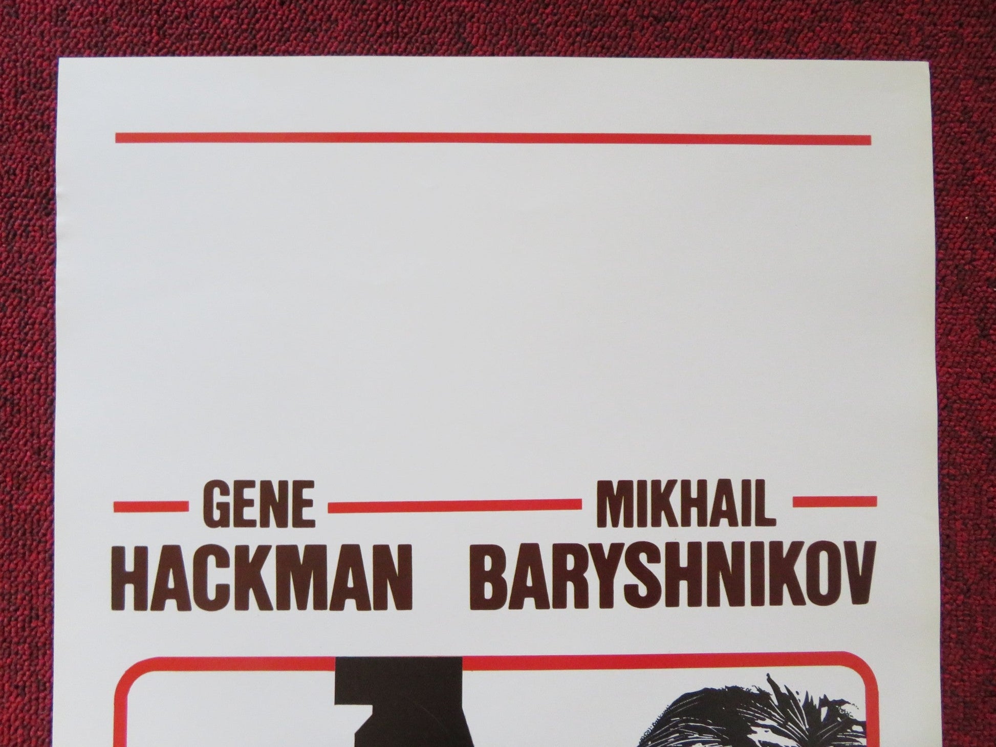 COMPANY BUSINESS ITALIAN LOCANDINA POSTER GENE HACKMAN MIKHAIL BARYSHNIKOV 1991 Rendezvous Cinema Movie posters