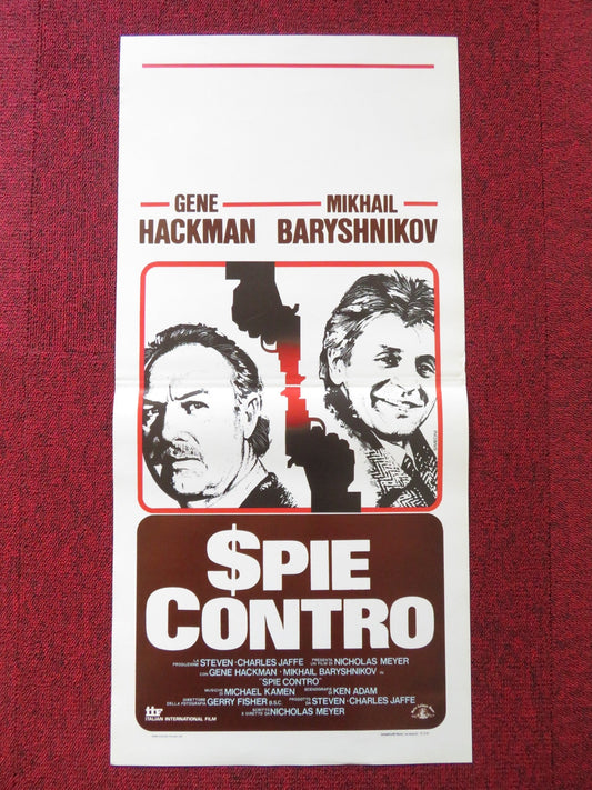 COMPANY BUSINESS ITALIAN LOCANDINA POSTER GENE HACKMAN MIKHAIL BARYSHNIKOV 1991 Rendezvous Cinema Movie posters