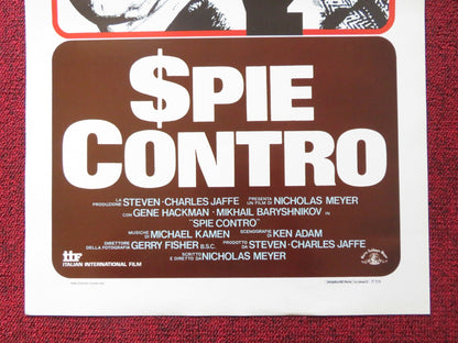 COMPANY BUSINESS ITALIAN LOCANDINA POSTER GENE HACKMAN MIKHAIL BARYSHNIKOV 1991 Rendezvous Cinema Movie posters