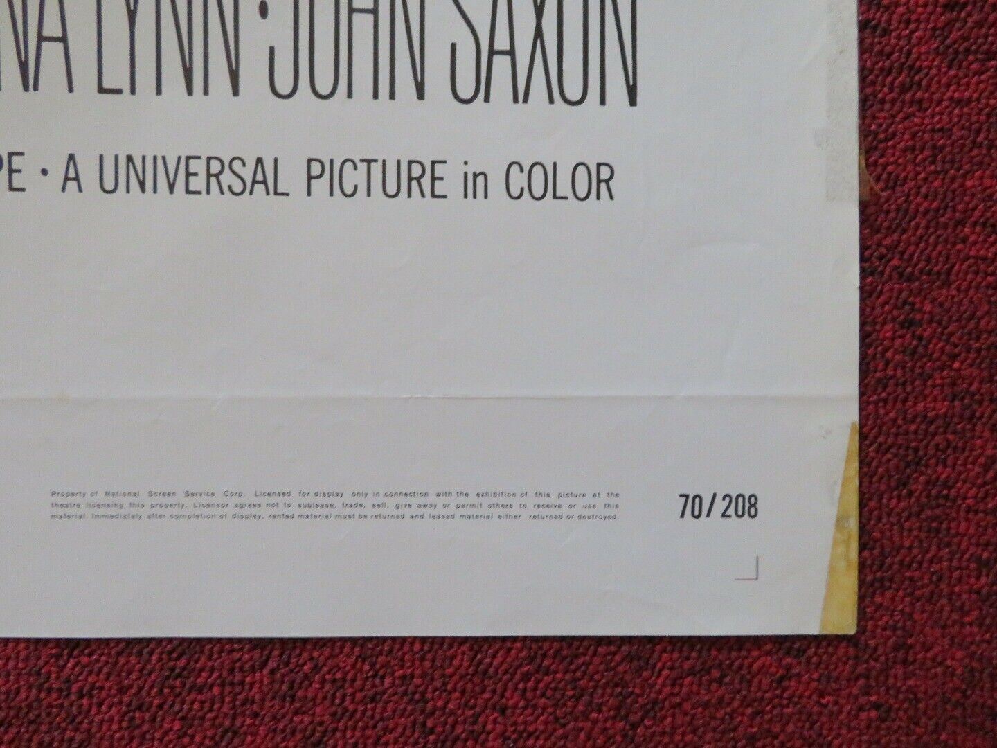 COMPANY OF KILLERS FOLDED US ONE SHEET POSTER VAN JOHNSON RAY MILLAND 1970 Movie posters