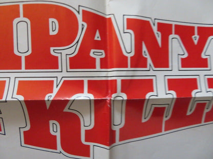 COMPANY OF KILLERS FOLDED US ONE SHEET POSTER VAN JOHNSON RAY MILLAND 1970 Movie posters