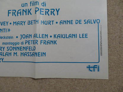 COMPROMISING POSITIONS ITALIAN 4 FOGLIO POSTER SUSAN SARANDON RAUL JULIA 1987 Rendezvous Cinema Movie posters