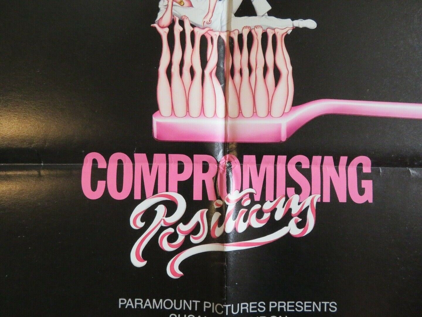 COMPROMISING POSITIONS US ONE SHEET POSTER RAUL JULIA JUDITH IVEY 1985 Movie posters