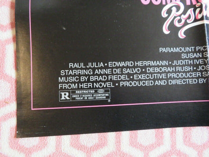 COMPROMISING POSITIONS US ONE SHEET POSTER RAUL JULIA JUDITH IVEY 1985 Movie posters