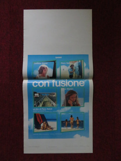 CON... FUSION ITALIAN LOCANDINA POSTER CARLOTTA NATOLI PIERO NATOLI 1980 Rendezvous Cinema Movie posters